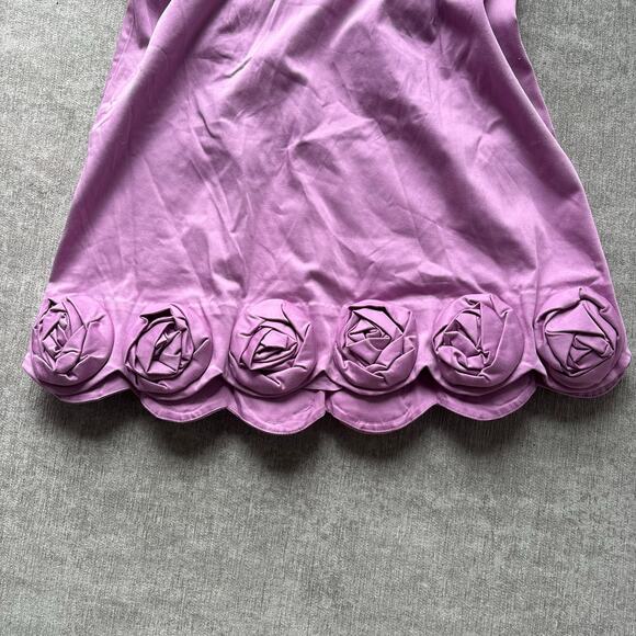 NWT Anthropologie Strapless Rose Mini Dress - Picture 3 of 4